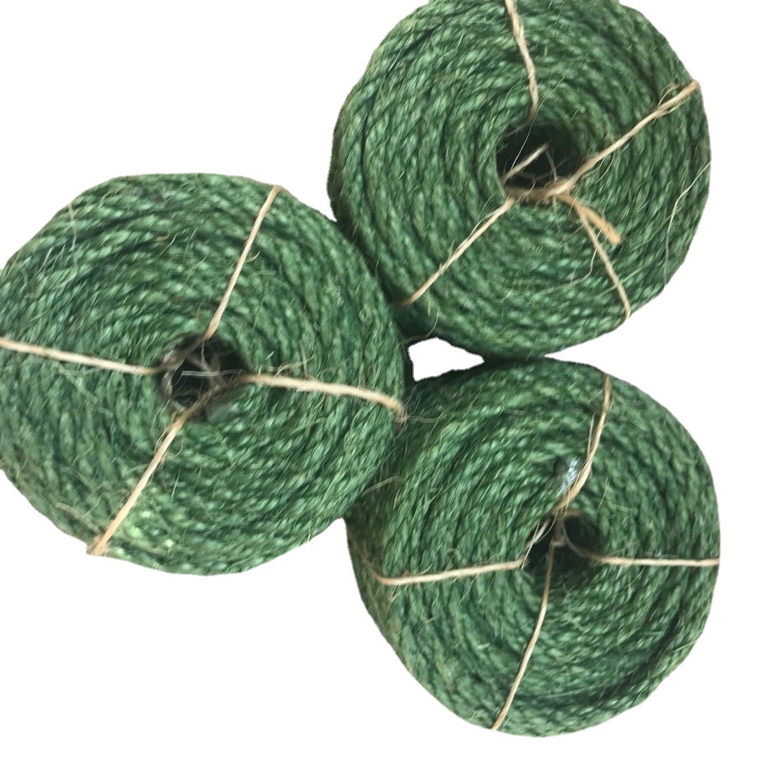 Real sisal rope multi-dyed cat climbing frame special scratch-resistant wear-resistant woven DIY home air conditioning water pipe decoration