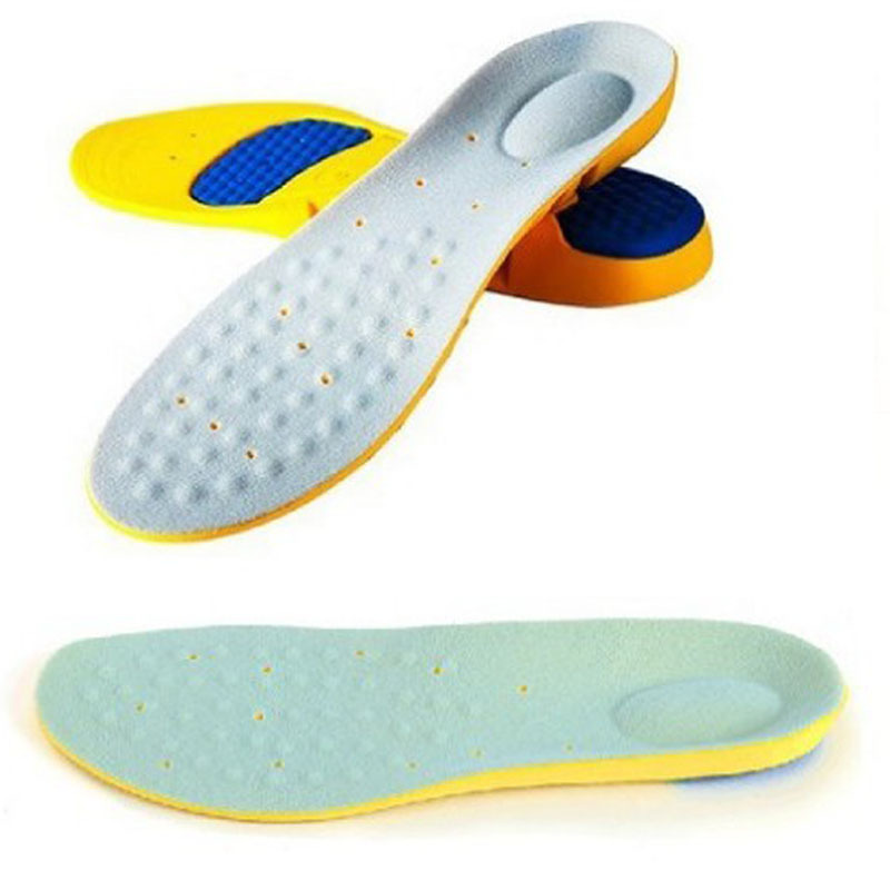 PU Sports Insoles Men and Women's Sweat Absorbing Breathable Shock Absorbing Running Basketball Insoles Four Seasons Thickened Casual Insoles