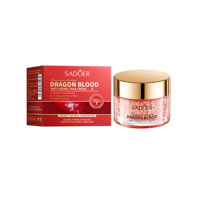 Full English Ganoderma lucidum dragon blood skin care series SADOER anti-wrinkle moisturizing skin rejuvenation cream cross-border foreign trade Wholesale