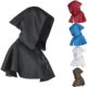 Halloween Costume Death Cloak Medieval Hooded Cloak Costume