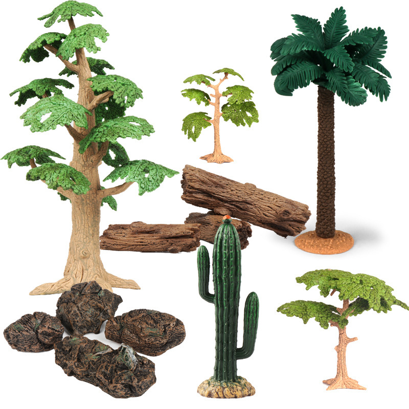 シミュレーション樹木シーンモデル野生植物草むらアクセサリー園林微景観造景diy小樹置物モデル|undefined