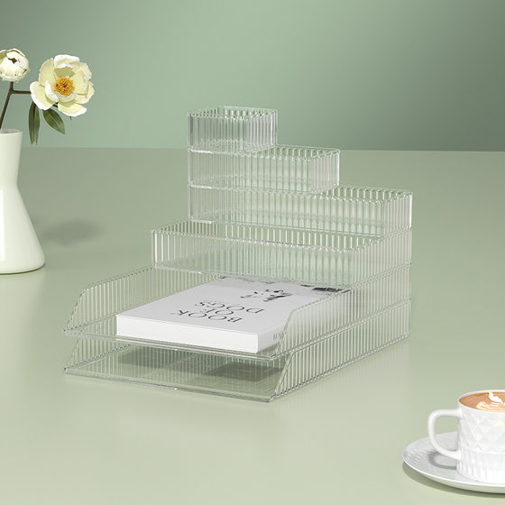 Overflow Purchase Transparent Cosmetic Storage Box Washstand Desktop Skin Care Perfume Arrangement Box Drawer Internal Storage Rack