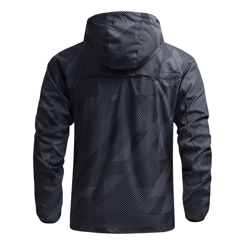 2021 Amazon Cross-border Men's Spring and Autumn Coat Thin Casual Charge Coat Windbreaker Outdoor Sports Jacket for Men