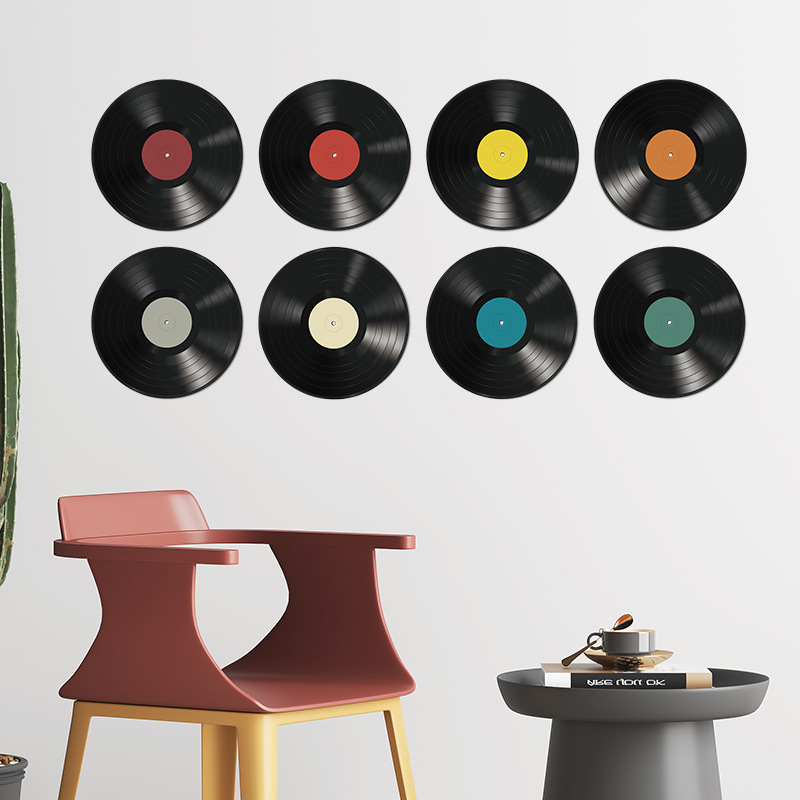 New FX-F316 personalized vinyl record bedroom living room entrance home wall decoration wall sticker self-adhesive