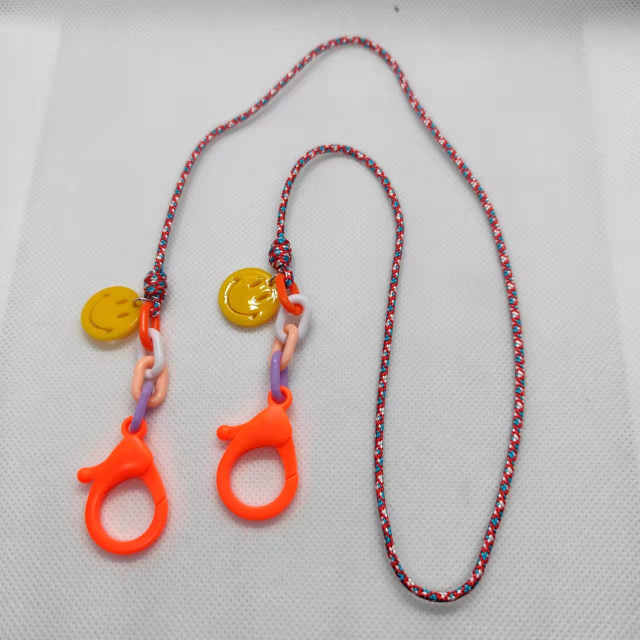Cross-border Korean-style Children's Mask Chain Lanyard Kindergarten Primary School Neck Glasses Chain Anti-loss Anti-slip Glasses Rope Necklace