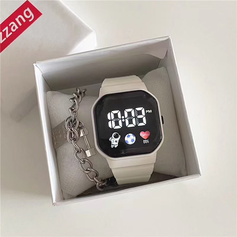 Science and technology watch women ins high color value Student Party simple fashion niche unicorn waterproof electronic watch wholesale