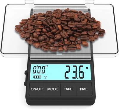 1000g/0.1g Coffee Scale Drip Pad Coffee Scale with Timer Digital Pocket Scale