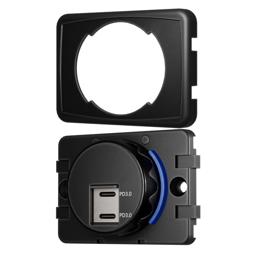 Car motorcycle cross-border modified car dual PD3.0 with aperture fast charge TPYE-C mobile phone RV charger