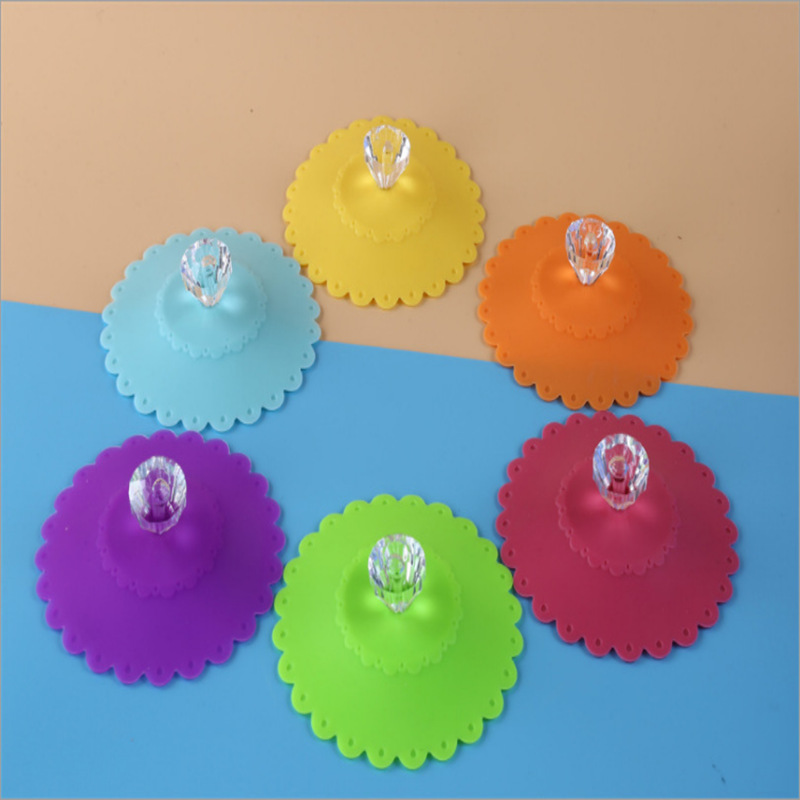 Set Cartoon Cup Lid Universal Cute Fresh Lid Multiple One Pack Set Accessories Dust Mug