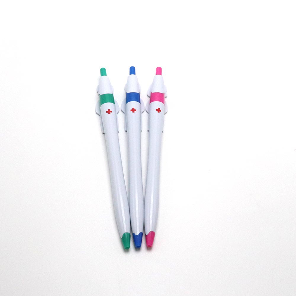 Amazon Hot Doctor Nurse Cartoon Shape Creative Ballpoint Pen Nurse Day Gift Advertising Promotional Gift Pen