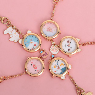 Cartoon Digital Nursing Watch Women Student Exam Ferry Table Paper Men's Clip Simple and Cute Girl Hanging Watch