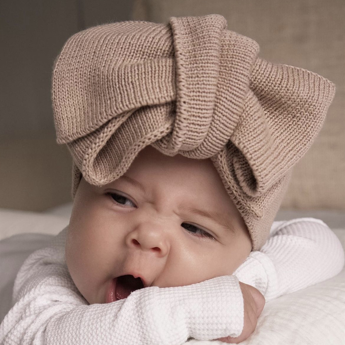 new children's hair accessories DIY wool big bow baby hair band Baby double elastic headband