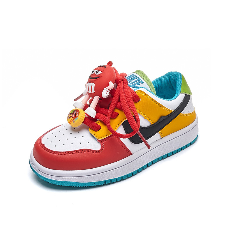 Children's board shoes 2023 spring new fashion brand M Bean breathable low-cut mandarin duck sneakers girls casual net shoes