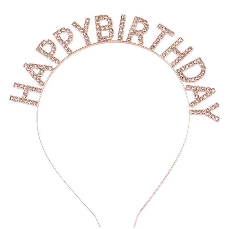 Factory Direct birthday party headband high-grade rhinestone goddess headband Crown atmosphere dress up headdress headband