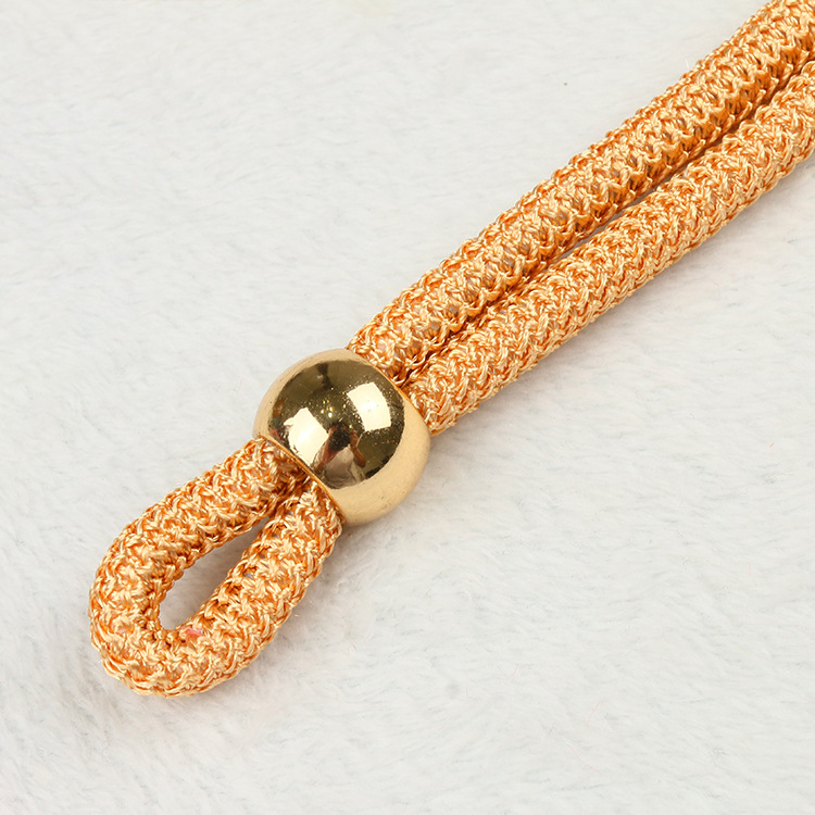 Cross-border in stock Creative Night Pearl Punch-free Curtain Binding Rope Simple Curtain Buckle Accessories Accessories Curtain Binding Belt