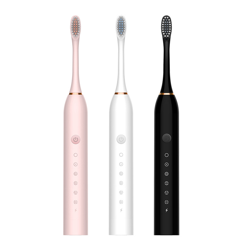Electric Toothbrush Ultrasonic Adult Full-automatic Intelligent Sonic Ultra-fine Soft Hair Couples Suit Male and Female Student Party