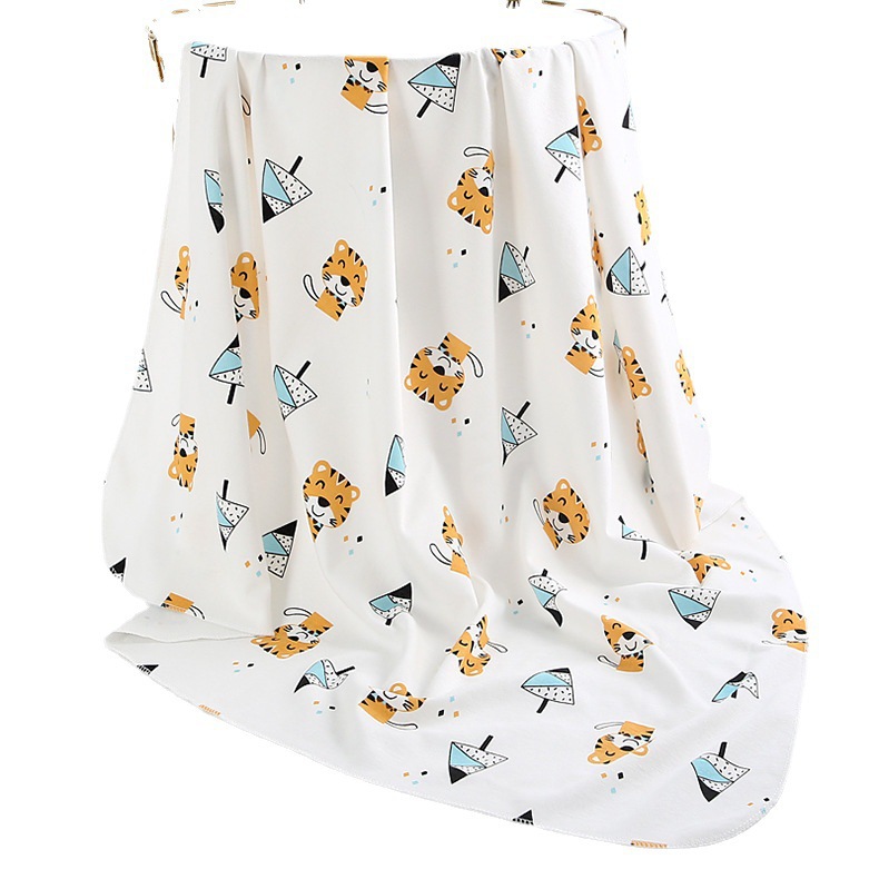 Bag Baby Cushion Four Seasons Pure Cotton Bag Single Baby Cushion Cushion Blanket Swaddling Towel Newborn Knitted Wrapping Towel