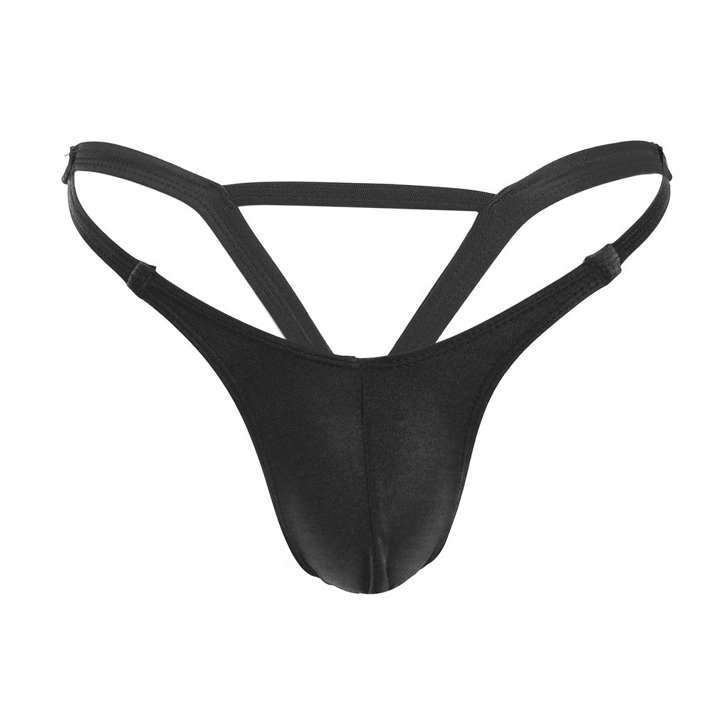 Multicolor Foreign Trade Cross-border Men's Thong Sexy Hip Double Ding Underwear Men's Low Waist Sexy GAY Men's T-pants