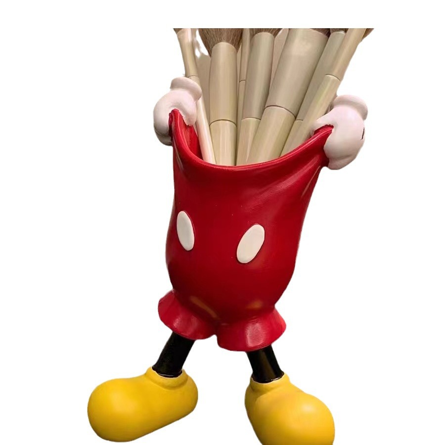 Mickey pen holder creative crafts vinyl decoration cosmetic pen organizer desktop decoration stationery storage Pen Holder