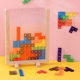 Cross-border new children's puzzle 3d three-dimensional Tetris parent-child interactive desktop game puzzle toys wholesale