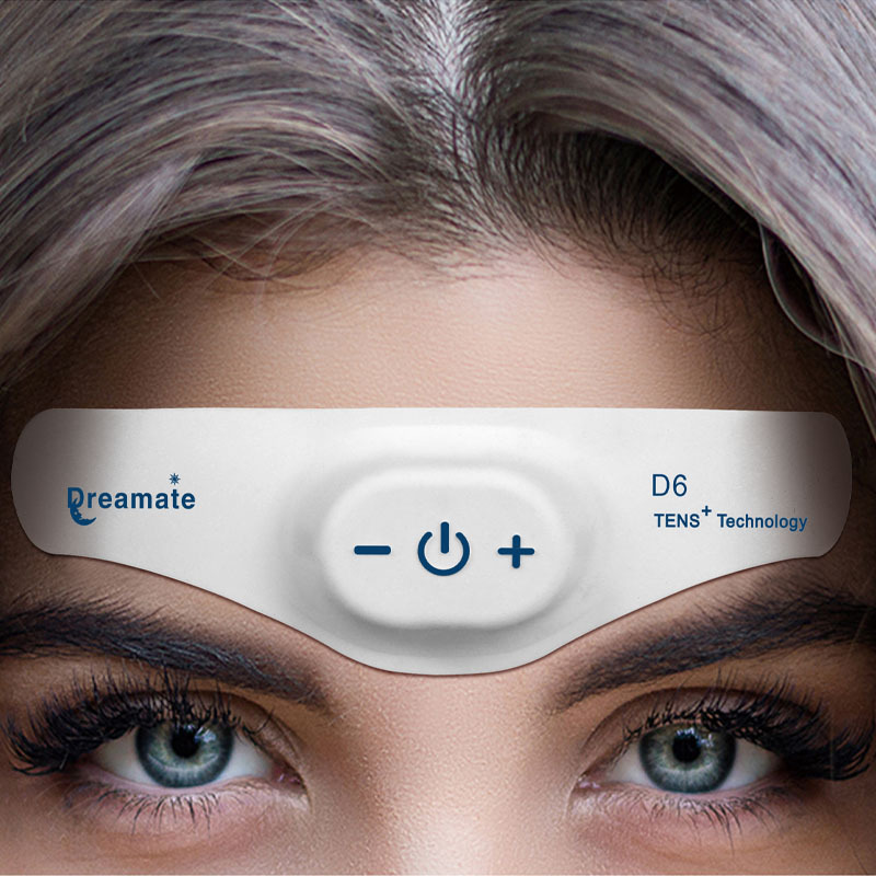 Foreign Trade Intelligent Electronic Sleep Forehead Massager Low Frequency Massage Meditation Sleep Micro Current Head Massager
