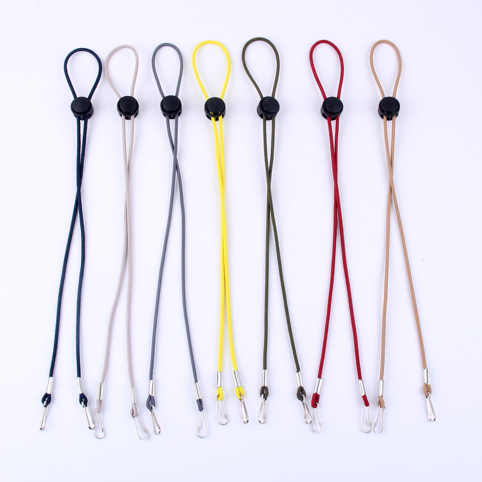 Factory direct sales elastic hat rope mask lanyard rope fisherman hat windproof rope hat windproof rope hat accessories