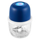 350ML dark blue glass-6 leaf knife