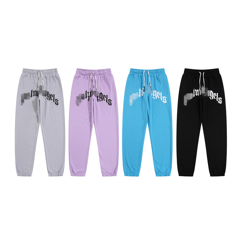 thumbnail for Cross-border European and American Fashion Brand Palm Angel Letter Printed logo Casual Pants Men\&#039;s and Women\&#039;s American High Street Sports Pants
