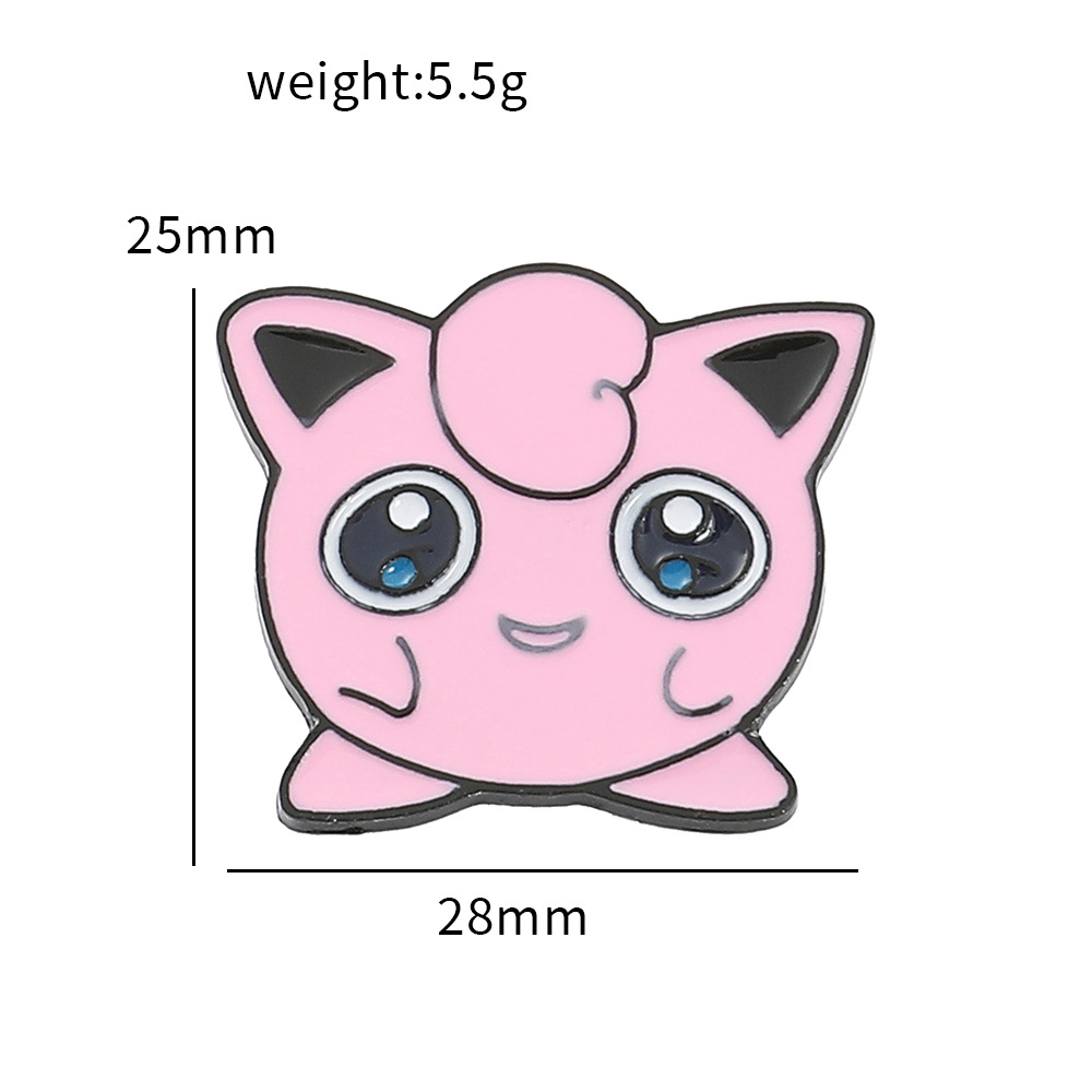 Pokémon cartoon anime peripheral pet elf pin Baokemeng Lei Qiu cute badge brooch wholesale