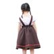 Baglia traditional ethnic costume children's cosplay beer dress pattern embroidered Brown suspender dress