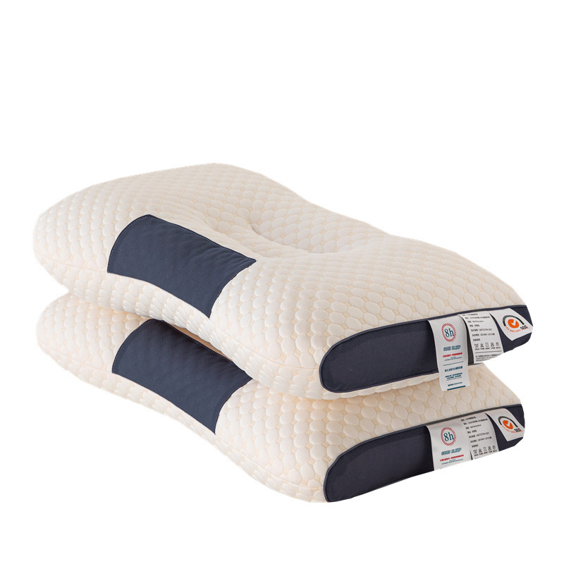 Neck Protection Pillow SPA Massage No Collapse Knitted Cotton Pillow Adult Pair Hotel Room Home Wholesale