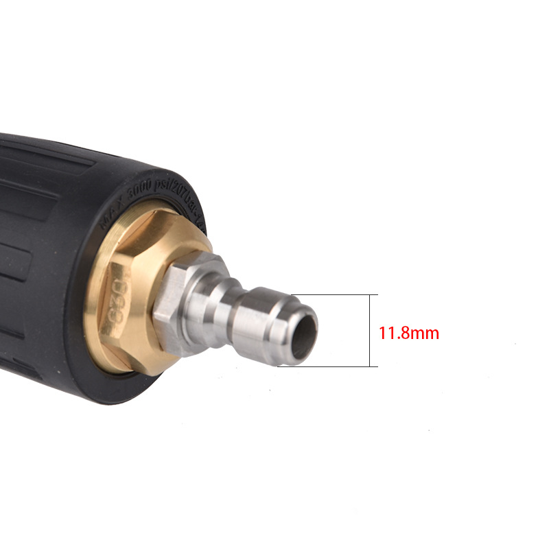 Cross-border wholesale high-pressure water gun Rotating nozzle pure copper ceramic core high-pressure cleaning machine water gun Special Lotus nozzle