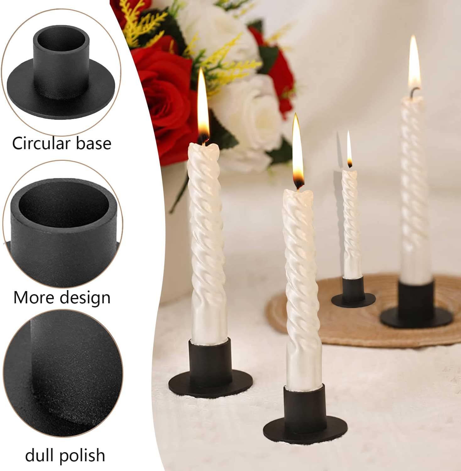 Cross-border in stock wrought iron table Candlestick decoration Christmas romantic dinner candle holder home decoration candle Cup