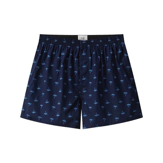 New Men's Home Pants Woven Printed Fashion Arrow Pants Loose Breathable Large Size Boxer Underwear Cross-border