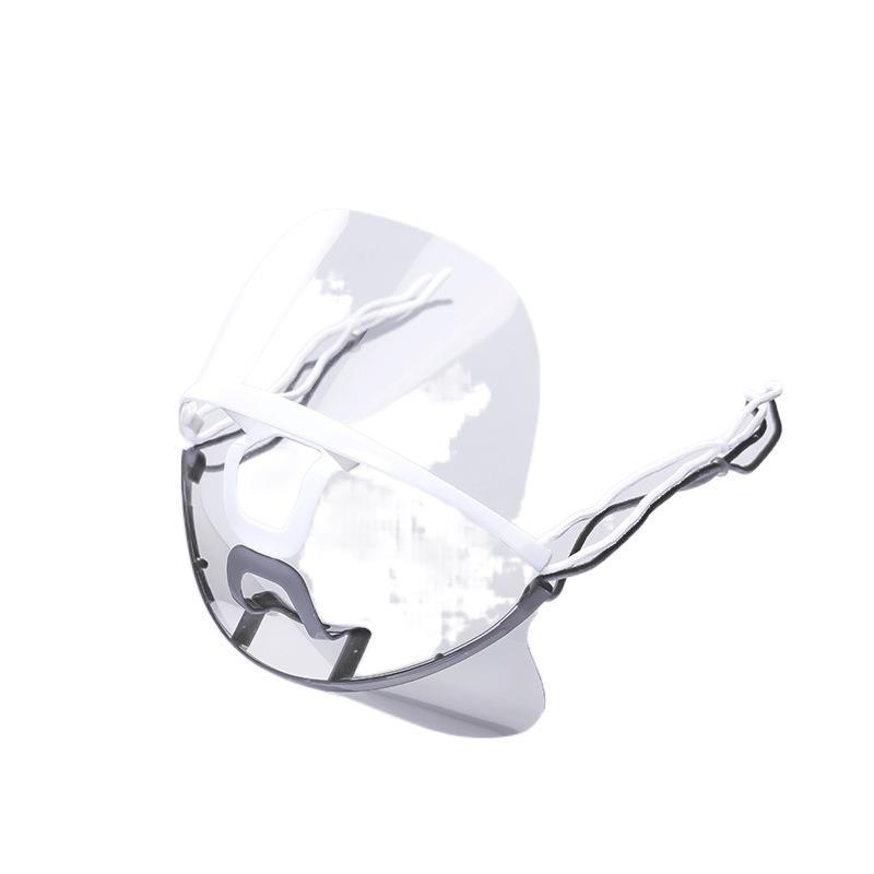 Dining transparent mask special chef mask food plastic restaurant kitchen restaurant canteen anti-fog anti-saliva cover
