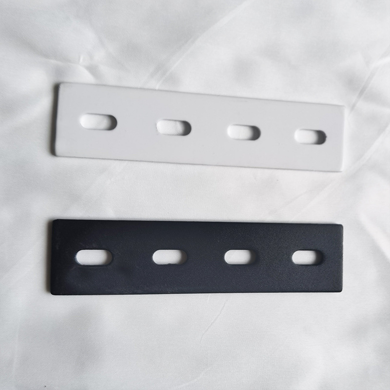 Heavy-duty one-word connecting piece one-word angle code straight piece angle code straight piece furniture fastening connector iron piece angle boxer