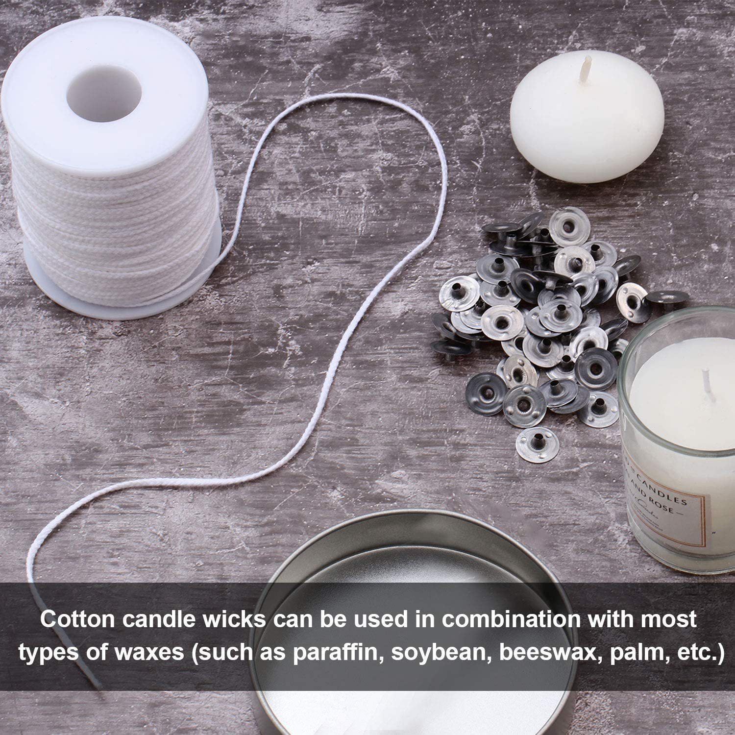 Candle Wick Line Smokeless Aromatherapy Candle diy Candle Export Wick Homemade Cylindrical Candle Cotton Line Not Wax Core