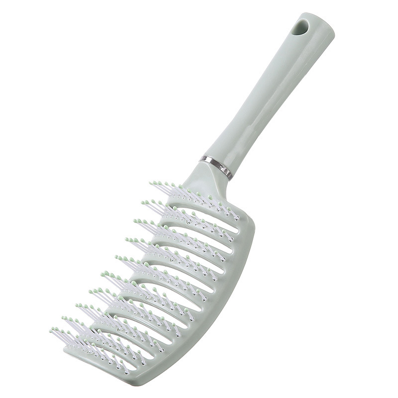 Fluffy Big Bend Comb Styling Comb Hair Special Big Bend Makeup Comb Massage Comb Wide Teeth Comb Curved Nine Rib Comb