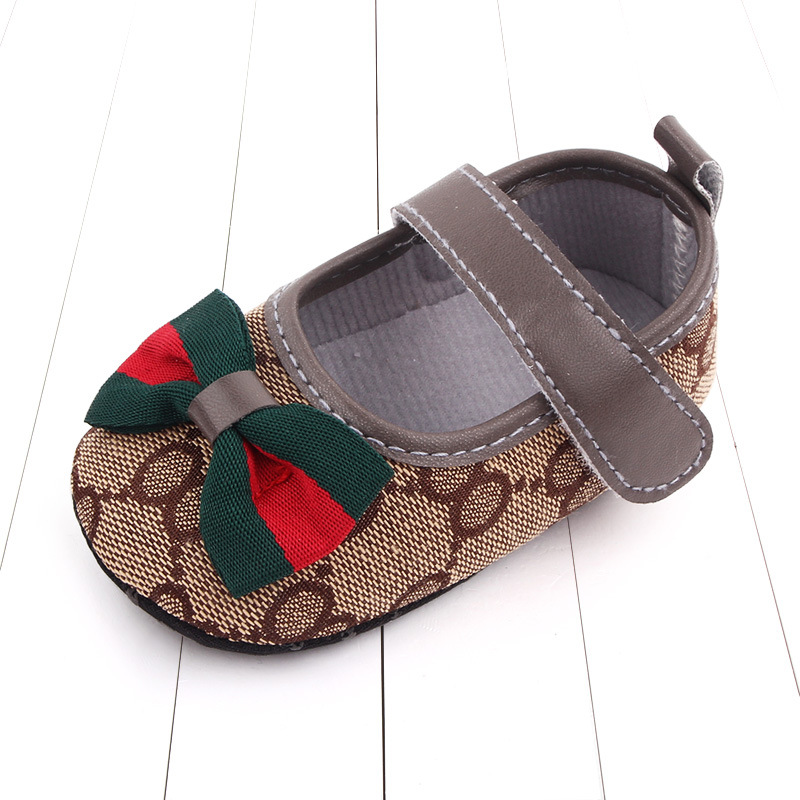 Bow Baby Shoes Soft Sole Toddler Shoes Non-slip Baby Shoes Cute Princess Shoes 2538