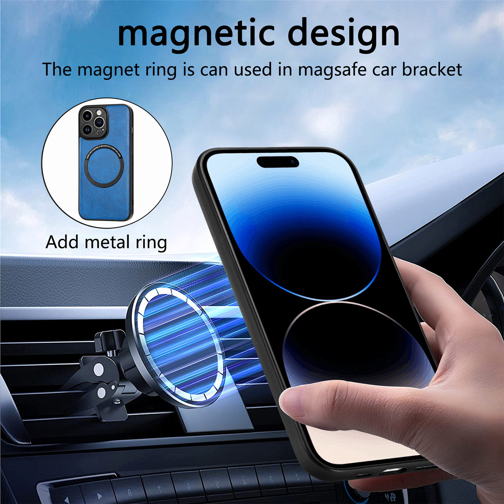 For iPhone and Apple 16 Stand Card Phone Case Carbon Fiber Leather iPhone15 Drop-resistant Protective Case