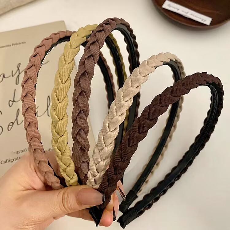 New simple toothed non-slip pressure hair band women's summer special headband for face washing high-grade floral hair hairpin headdress