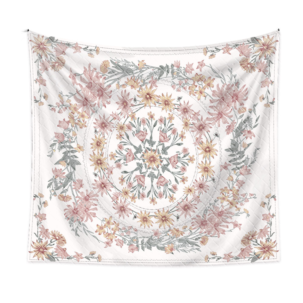 Tapestries Cross-border Amazon European and American Background Cloth ins Style Bohemian Tapestries Decorative Tapestries Mandala Tapestries