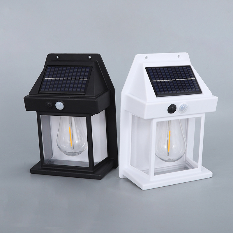 Solar outdoor wall lamp outdoor led exterior wall lamp simple courtyard garden waterproof home corridor lamp