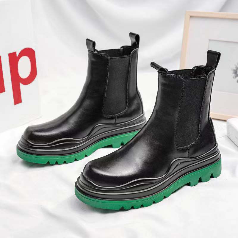 2023 autumn and winter new martin boots men's chelsea boots cigarette boots fashion men's boots a generation of hair