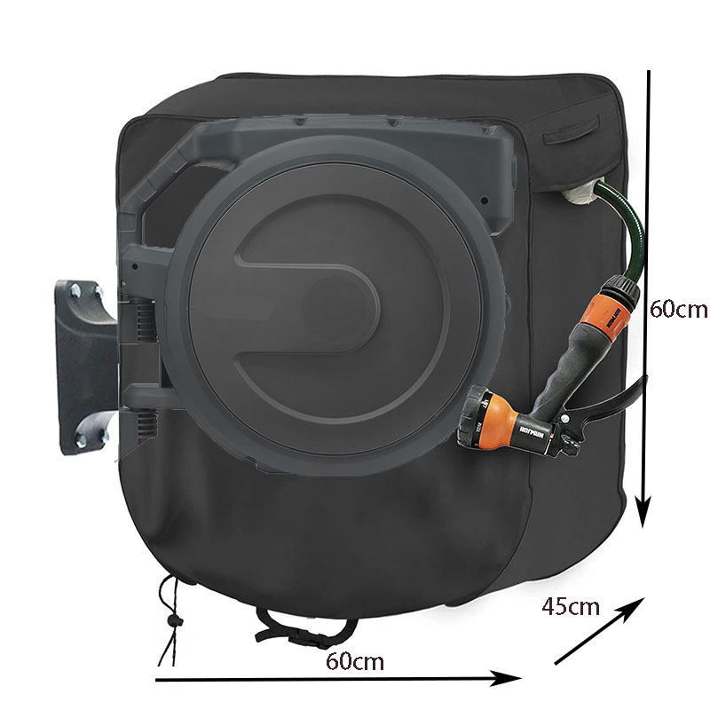 壁掛け格納式ホースリールカバー正方形防水 Uv 保護 420d 生地防塵家の装飾家庭用ダストカバー|undefined