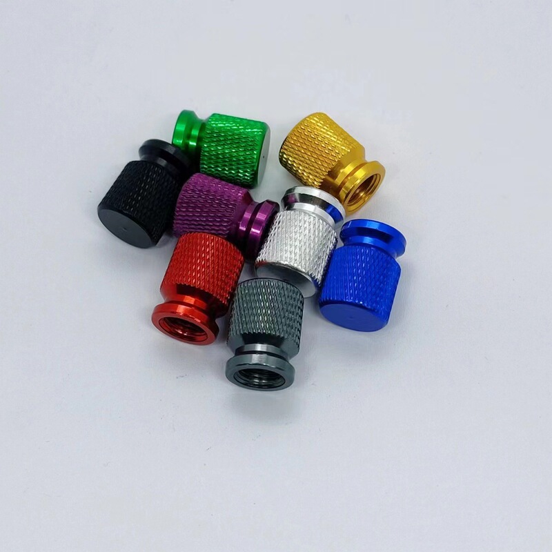 メーカー直供精致網紋12mmバルブキャップバルブカバーアルミ合金締め付け式エアバイク通用|undefined
