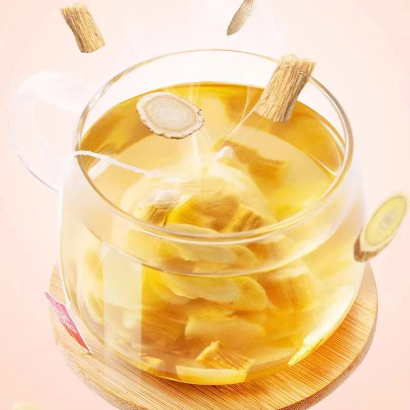 Qi Four Treasure Tea Astragalus Radix Codonopsis Radix Ophiopogon Radix American Ginseng Black Plum Hawthorn Poria Tea Apple Astragalus Water Five Black Tea