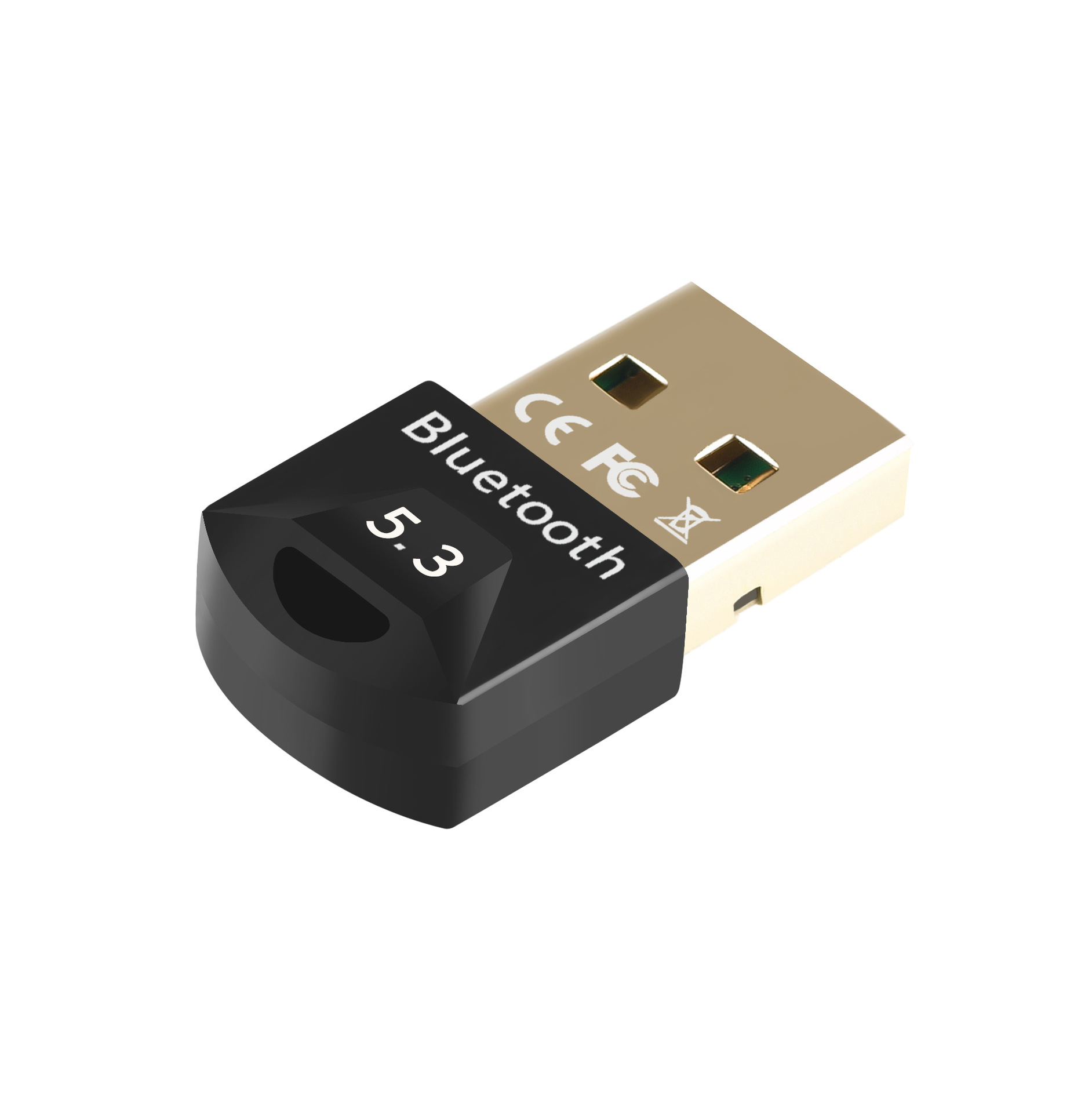 Ruiqi RTL5.3 Bluetooth adapter driver-free computer audio headset Bluetooth receiver transmitter mini USB