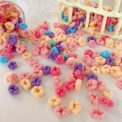 Baby Tie Head Rubber Tendon Girls' Baby's Elastic and Non-injuring Towel Ring Hair Rope Baby's Cute and Durable Hair Rope