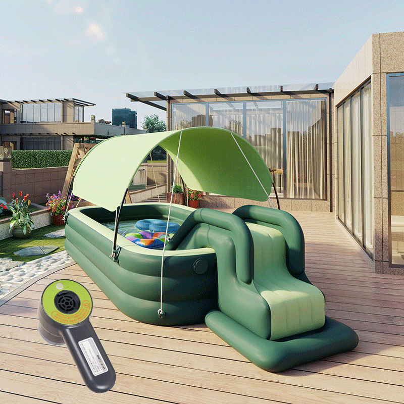 2.1 m star ice green (pool awning slide wireless flash charging)